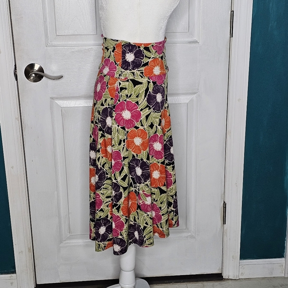Lularoe Azure Floral Skirt XS - Picture 4 of 12